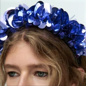 New with Tags Zara Woman Rare Sequin Sequined Headband